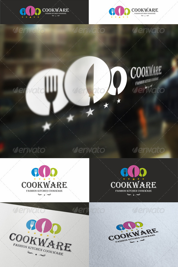 Cookware Cuisine Logo GraphicRiver